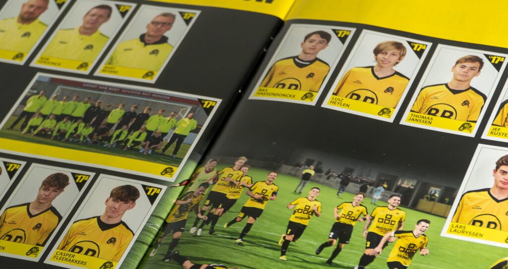 Stickerboek Zwarte Leeuw, voetbal
