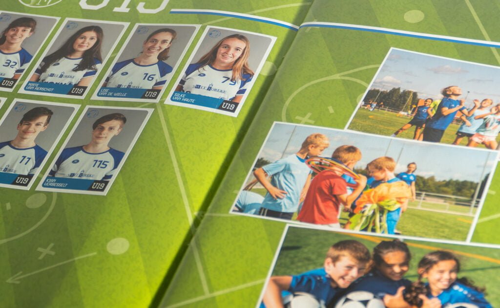 Stickerboek van korfbal